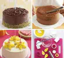 Zdobení dortu doma pomocí jednoduché produkty
