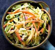 Delicious domácí salát zelí na zimu