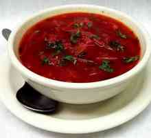 Delicious červená polévka: vaření doma