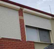 Ochranné rolety na oknech. Vnější a vnitřní žaluzie