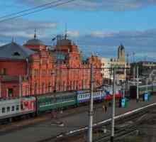 Vlakové nádraží Kazan. Historie a současnost