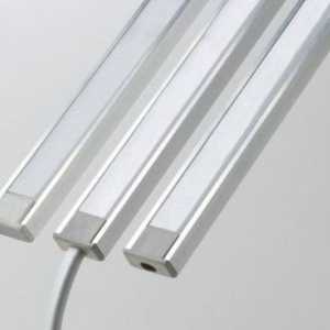 Hliníkové profily pro LED pásku: funkce aplikace