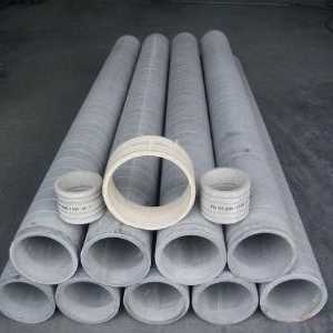 Osinkocementu pipe - požadoval stavební materiál