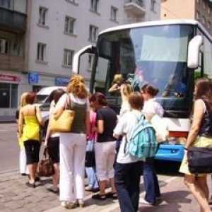 Autobusem turné v Evropě: přehled ruských turistů