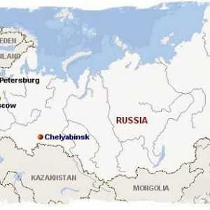 To, co je známo a pokud Čeljabinsk Rusko Map?