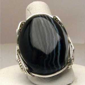 Black Onyx (kámen). minerální vlastnosti