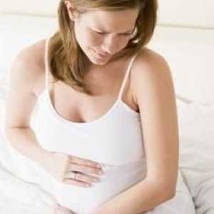 Co když se bolest žaludku během těhotenství?