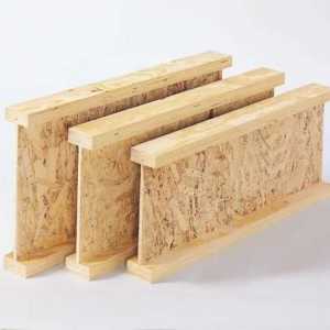 Dřevěné nosníky tvaru. Specifikace, aplikace