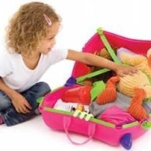 Děti kufr pro dívky - je to dobrý nápad cestovat!