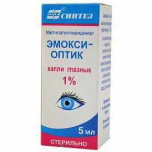 Oční kapky „Emoksi-Optika“: návod k použití, skutečné protějšky