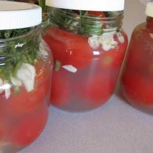 Vaření slaném nálevu pro rajčata: recepty