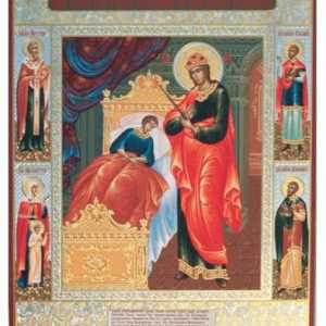 Ikona Matky Boží „léčitele.“ Kostel ikona Matky Boží…