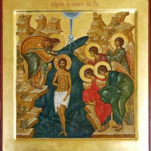 Ikona „Křest Krista“: hodnota na ikonu (obrázek)