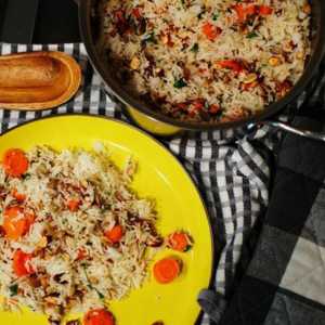 Jak vařit rizoto s krůtím masem a zeleninou