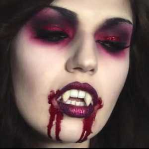 Jak upír make-up pro Halloween. praktické rady