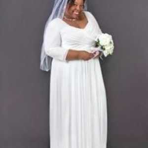 Jak si vybrat svatební šaty pro nevěsty plných