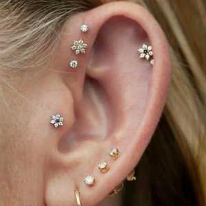 Jak je ucho piercing: chrupavka je zraněn, nebo ne?