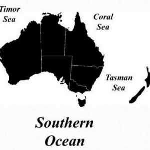 Какие океаны омывают австралию? Сколько их?