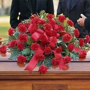 Jaké barvy jsou květiny na pohřeb muže a ženy? zvolit správnou