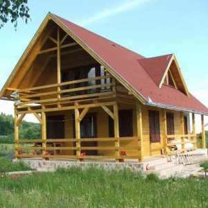 Dřevěný rám dům: klady a zápory. roubených domů Stavební technologie