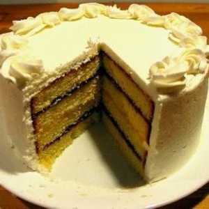 Když jídlo je radost, „šafrán“ - dort se zakysanou smetanou