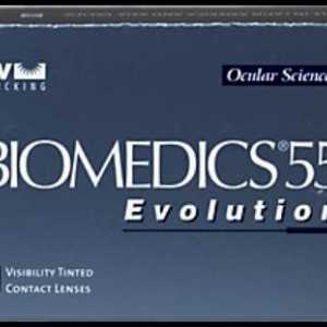 Kontaktní čočky Biomedics 55 Evolution. Specifikace, návod k použití, real