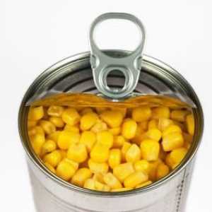 Kukuřice konservovaná: kalorie, b / w / y, výhody a škody