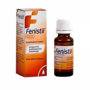 Medicine „Fenistil“ (kapky pro kojence) - záchraně alergiemi!