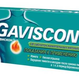 Lék na žaludeční překyselení. `Geviskon`: návod k použití