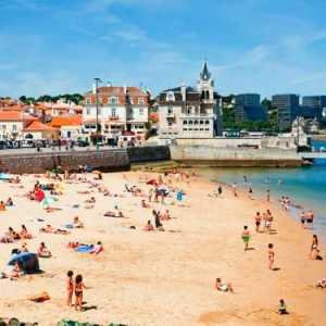 Lisabon pláže, písku, teplota vody a vlny