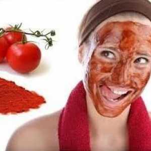 Obličejová maska ​​z rajčat - domácí krása recepty