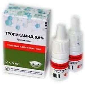 Léčivo „tropikamid“ (oční kapky): vlastnosti a aplikační instrukce