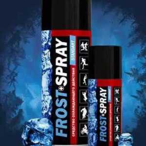 Anestetikum spray "Frost": instrukce. Recenze sportu zmrazení námraza Spray