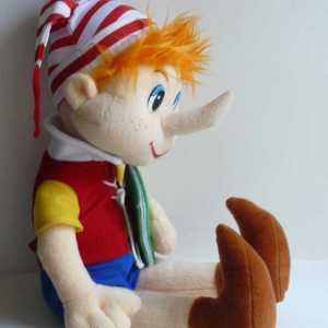 Popis Pinocchio panenku. Materiály pro školní složení