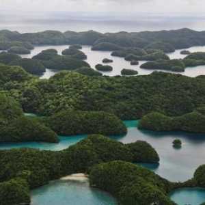 Palau ostrovy v Tichém oceánu