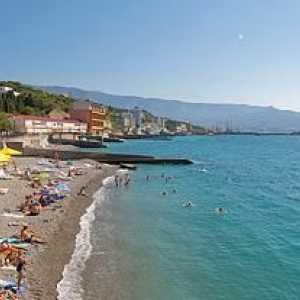 Beach Jalta: fotografie a recenze. Massandra pláž