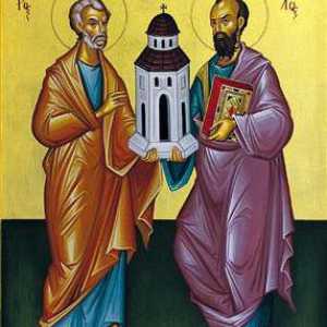 Svátek Petra a Pavla. Ikona apoštolů