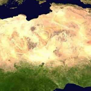 Poušť se nachází v Africe. Poušť Afrika: cukr, Namibie, Kalahari