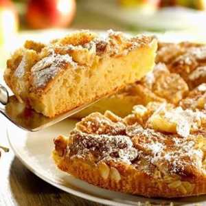 Svěží a lahodný jablečný koláč s jablky recept