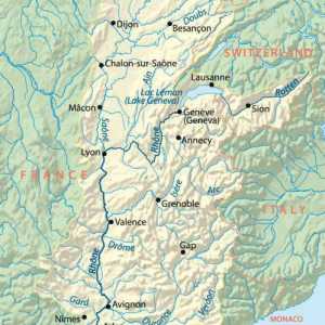 Река Рона: описание, особенности, фото