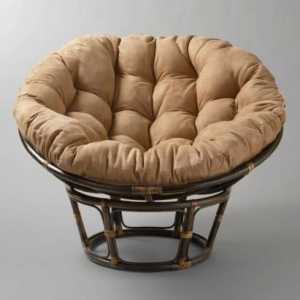 Zahradní nábytek: židle „papasan“
