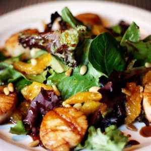 Salát s mušlemi: připravit chutné a rozmanité