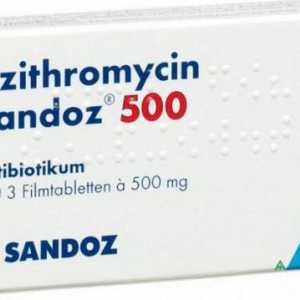 Tablety "Azithromycin", 500 mg: popis, návody, recenze