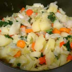 Zelí a brambory v multivarka: jak vařit s masem?
