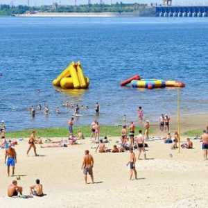 Volgograd: pláže. Volgograd, plážový „bobr“