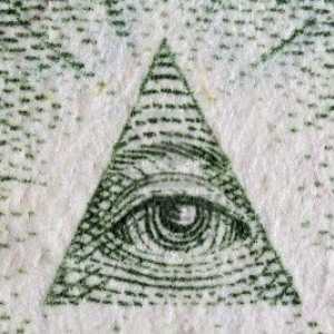 Hodnota „oko v trojúhelníku“ symbol
