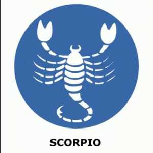 Scorpio. Man. znak
